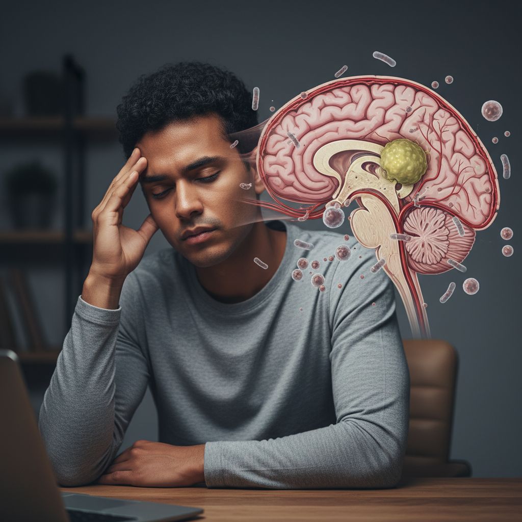 Abcesso cerebral hemisférico profundo