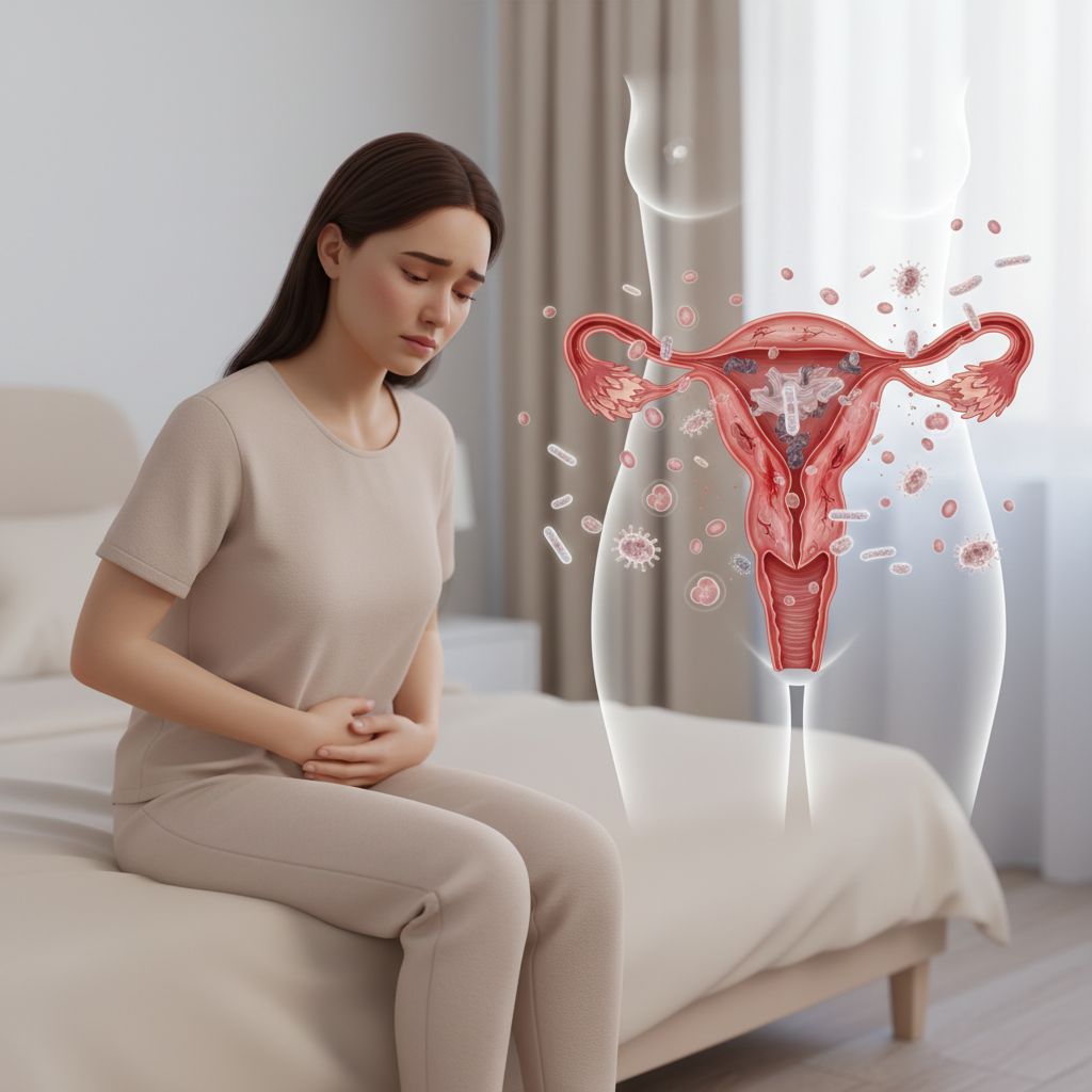 Aborto não especificado, incompleto, complicado por infecção do trato genital ou pélvica