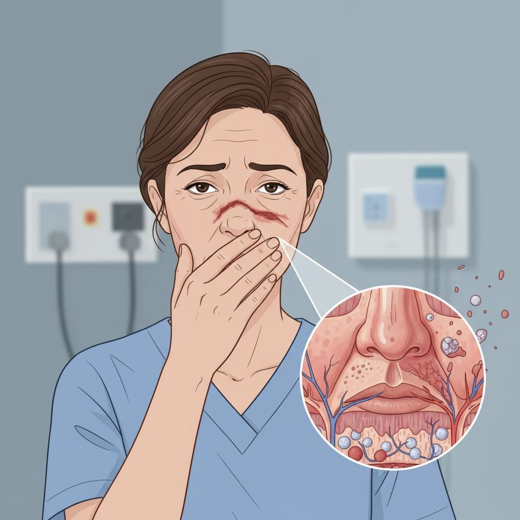 Amputação traumática do nariz, não especificada
