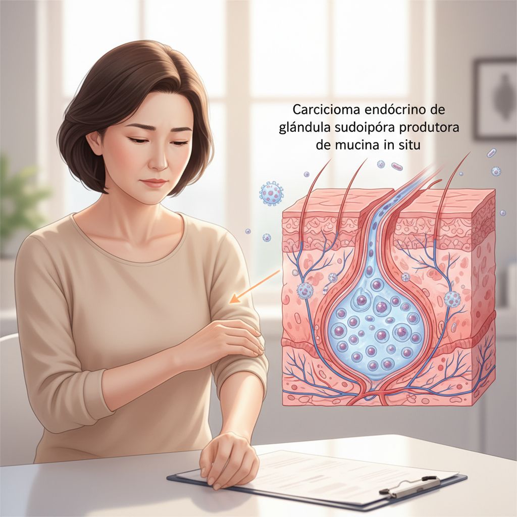 Carcinoma endócrino de glândula sudorípara produtora de mucina in situ