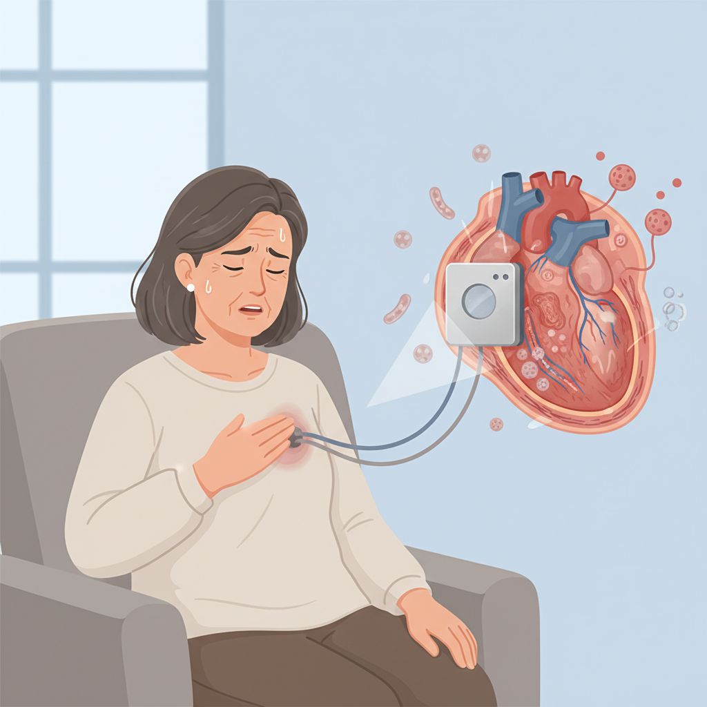 Complicação de marcapasso ou cardioversor desfibrilador implantável, não especificada