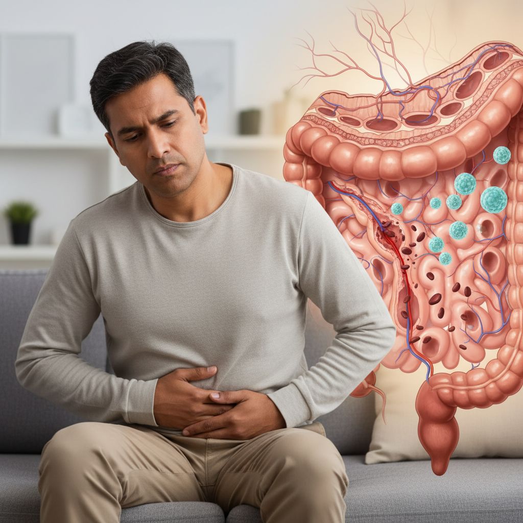 Diverticulose do intestino grosso com hemorragia