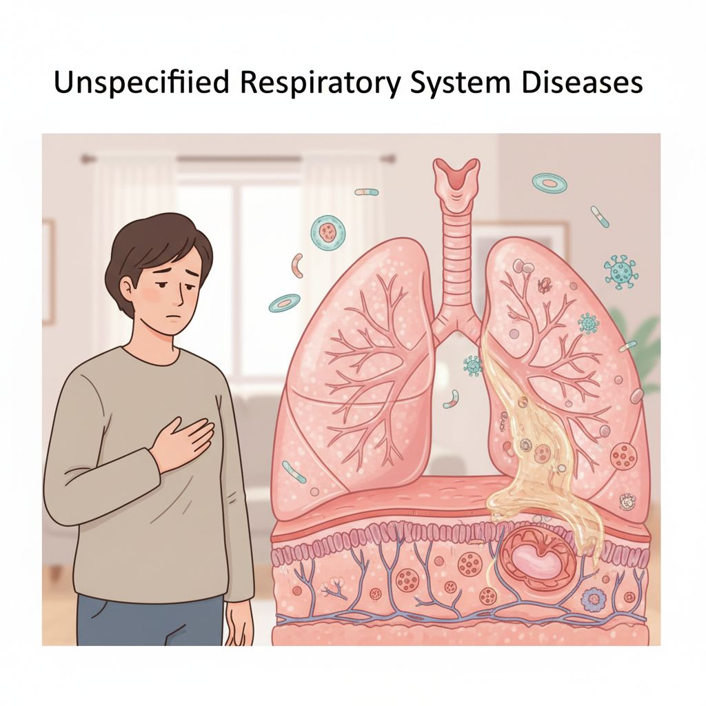 Doenças do sistema respiratório, não especificadas