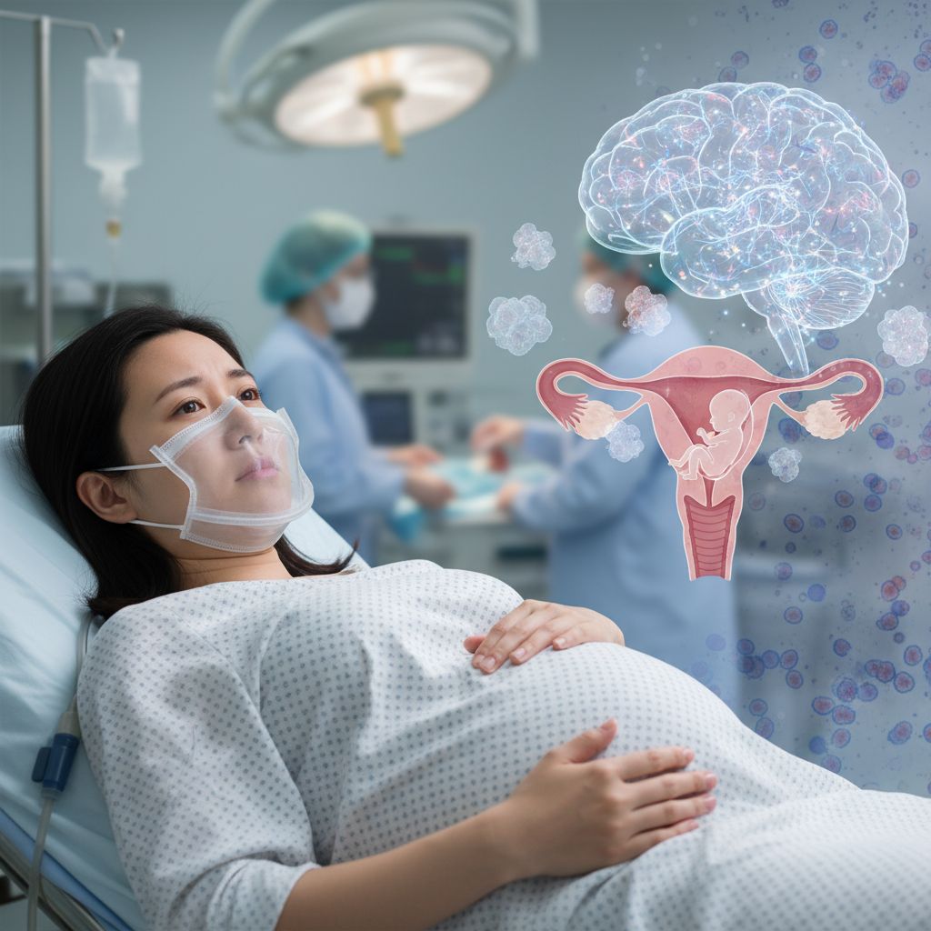 Estar consciente durante a realização de anestesia geral durante a gravidez
