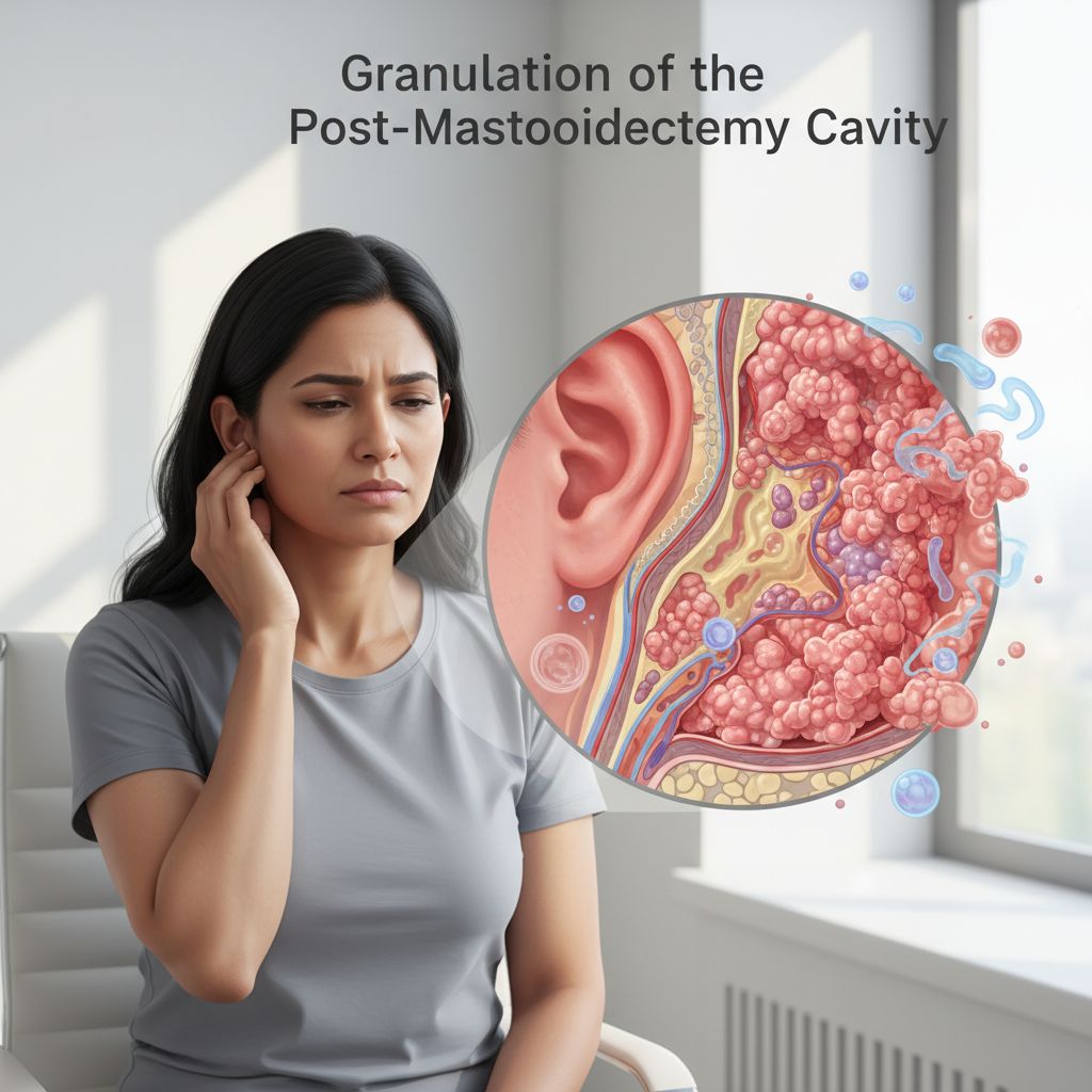 Granulação da cavidade pós-mastoidectomia