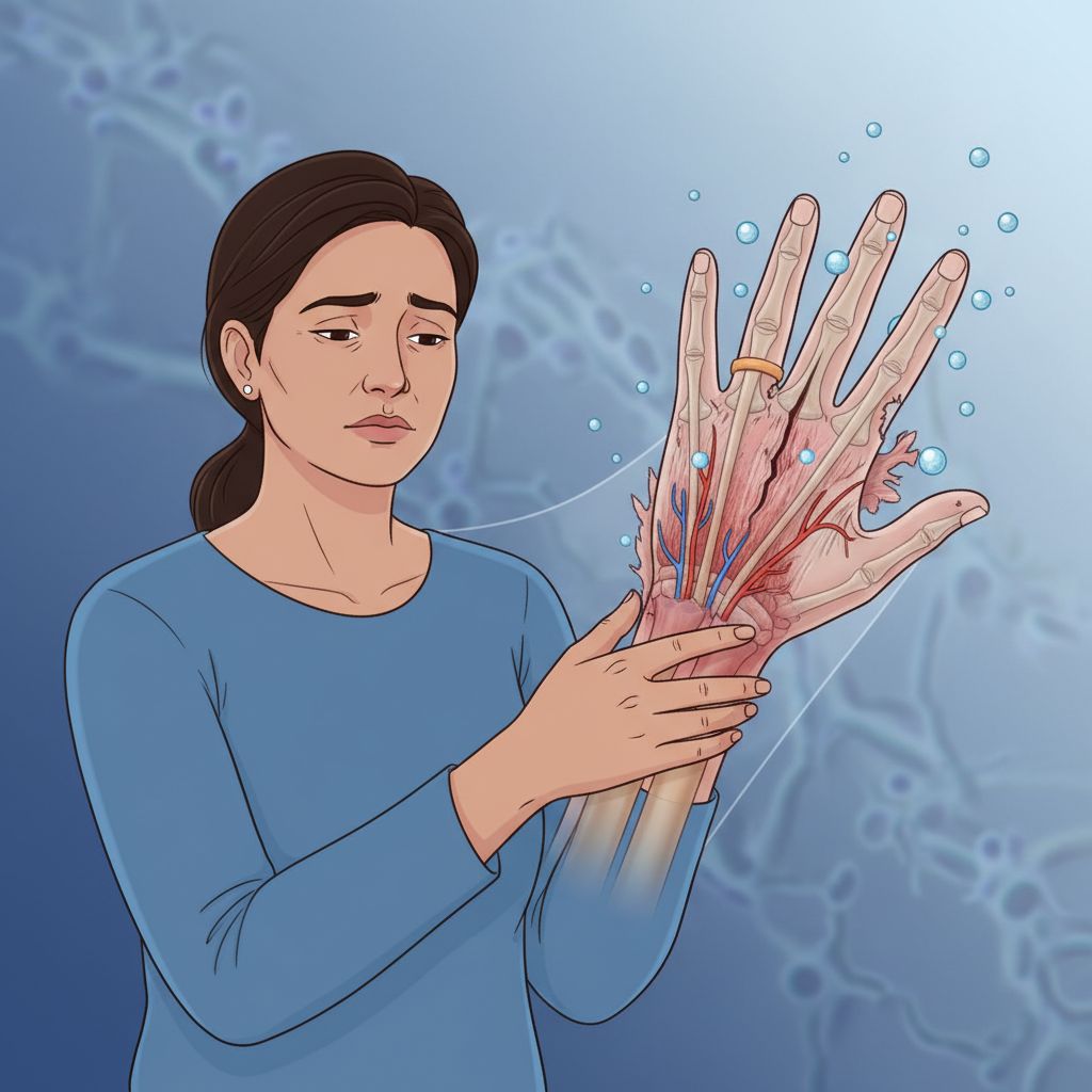 Laceração do músculo, fáscia ou tendão extensor de outro dedo da mão ao nível do punho ou mão