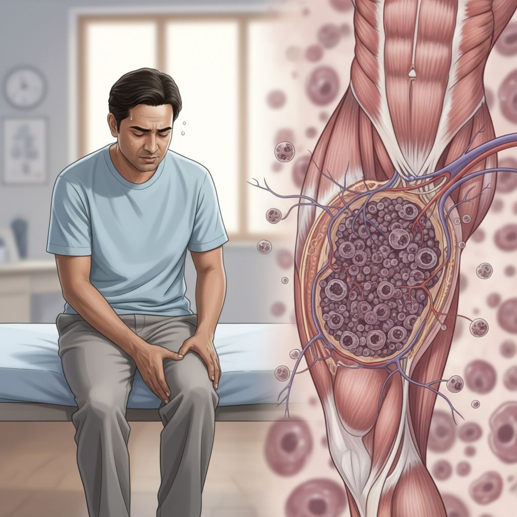 Metástase de neoplasia maligna em partes moles